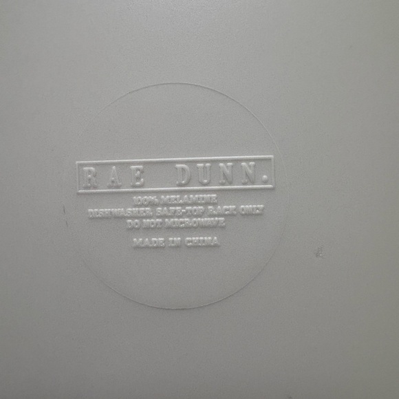 3 Rae Dunn "Happy Harvest" Melamine Dinner Bowls White Black New 9” Contemporary - Picture 3 of 3